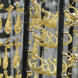 Vacuum Plating custom titanium steel hoop earrings wholesale