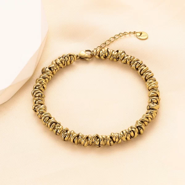 Gold Beaded Bracelet