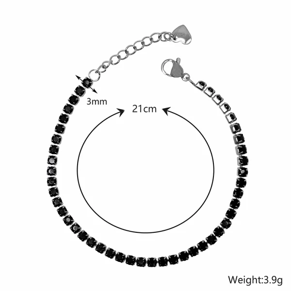 cz tennis chain SL00047 1