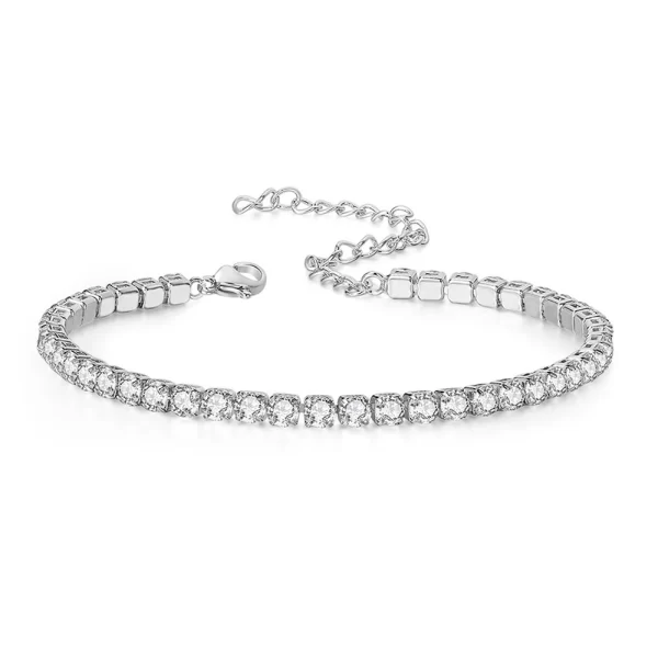 Stainless Steel Zirconia Bracelet