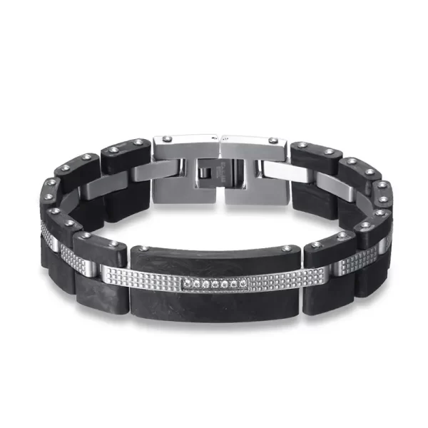 Stainless steel men's bracelet